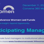 Global FundWomen Week event - Zenzic are a participating manager